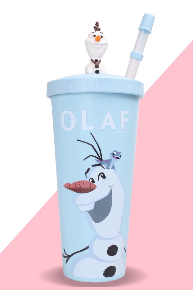 Ly uống lạnh hình Olaf màu xanh biển siêu cute - PDP2508X