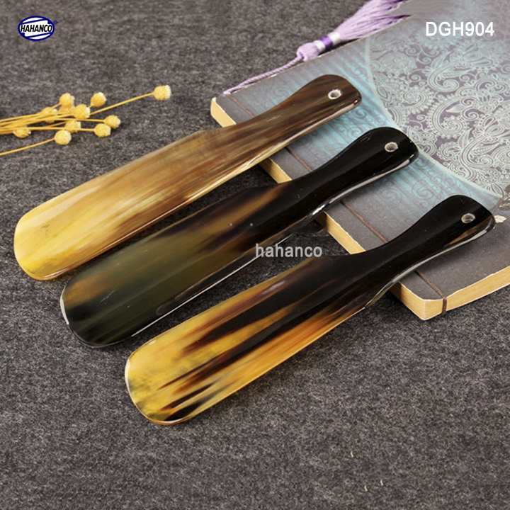 Đón gót giày bằng sừng liền khối Cứng chắc/ bền/ bóng đẹp /màu sắc tự nhiên - Cho giày Nam & Nữ