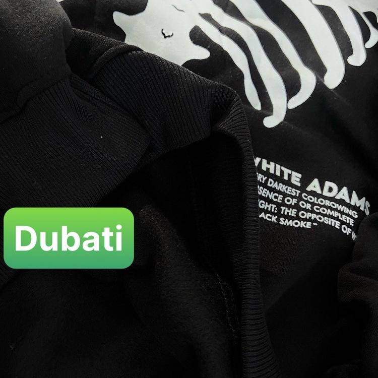 ÁO NỈ, ÁO KHOÁC HOODIE XƯƠNG NGƯỜI SIÊU NGẦU NAM NỮ PHONG CÁCH CAO CẤP MỚI - DUBATI FASHION
