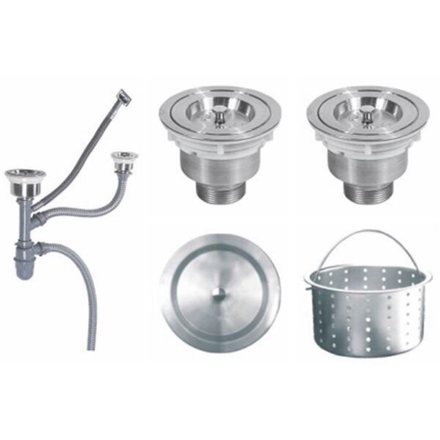 BỘ XẢ CHẬU RỬA CHÉN INOX SUS 304 BỘ ĐÔI