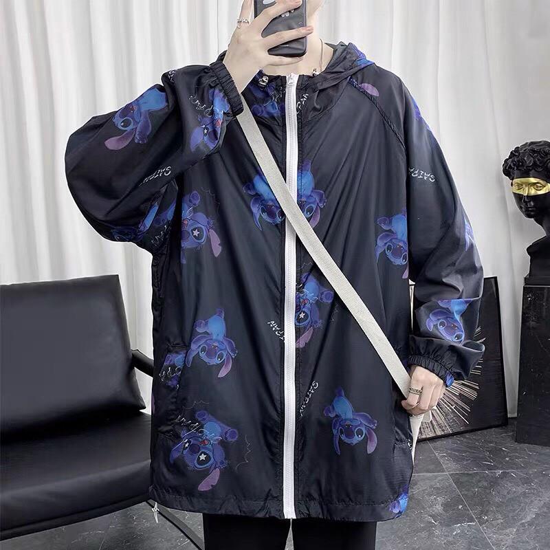&lt; &gt; Áo khoác dù teen nam nữ 2 lớp lót dù in 3D vải đẹp
