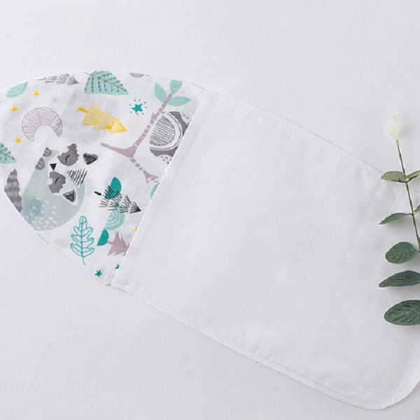 Khăn Thấm Mồ Hôi Lưng Cho Bé Sợi Tre Siêu Mềm Muslin Tree 23cm X 32cm (Giao Màu Ngẫu Nhiên)