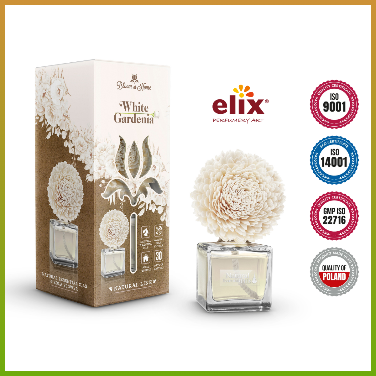 Nước hoa thơm phòng WHITE GARDENIA ELIX - Hương hoa dành dành