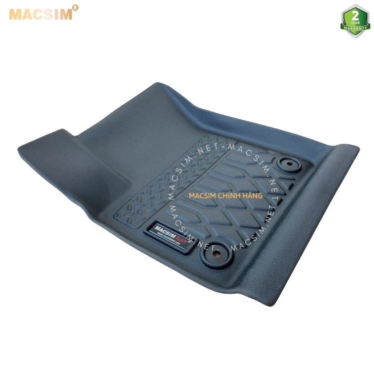 Thảm lót sàn xe ô tô VinFast VF5  Nhãn hiệu Macsim chất liệu nhựa TPE cao cấp màu đen