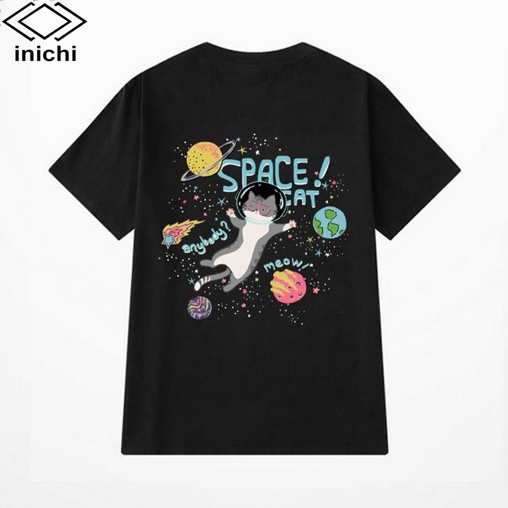 Áo thun unisex INICHI SPACE WHITE 4 màu I32
