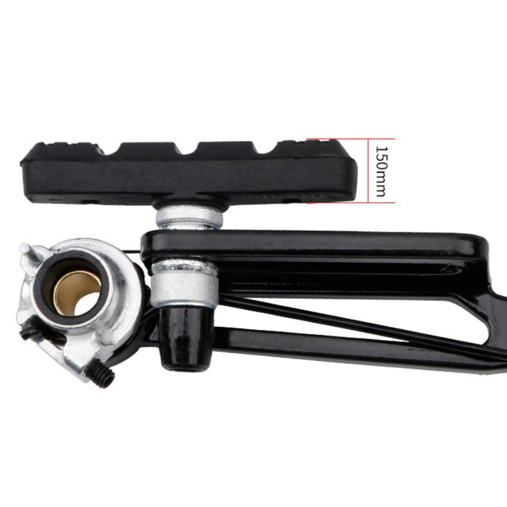 2 Pairs  V Brake Set Replacement Long Arm for Front/Rear Wheel Black