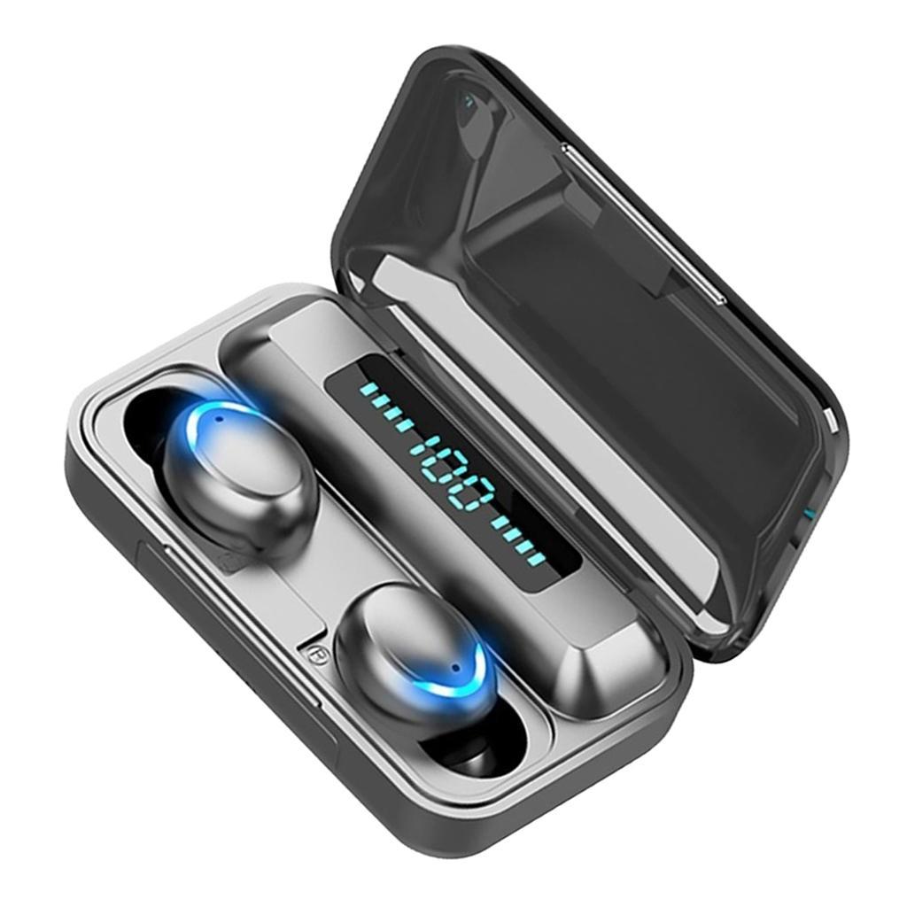 F9 Bluetooth 5.0 Earphones 350mAh  Wireless Stereo Earpieces with Charging Case