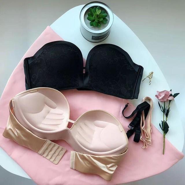 Áo lót nữ, áo ngực nữ chống tụt đệm bàn tay nâng ngực K116, KÈM DÂY ÁO