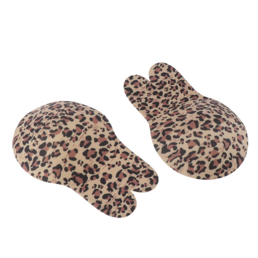 Women's Nipple Cover Chest Pad Strapless Adhesive Bra Self Adhesive Push Up Bra Invisible Nipple Cover, Washable and Reusable