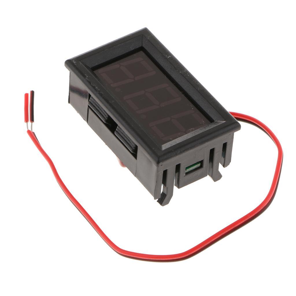 0.56" 2 Wire AC70-500V Digital Voltmeter Volt Voltage Meter Cars Motor