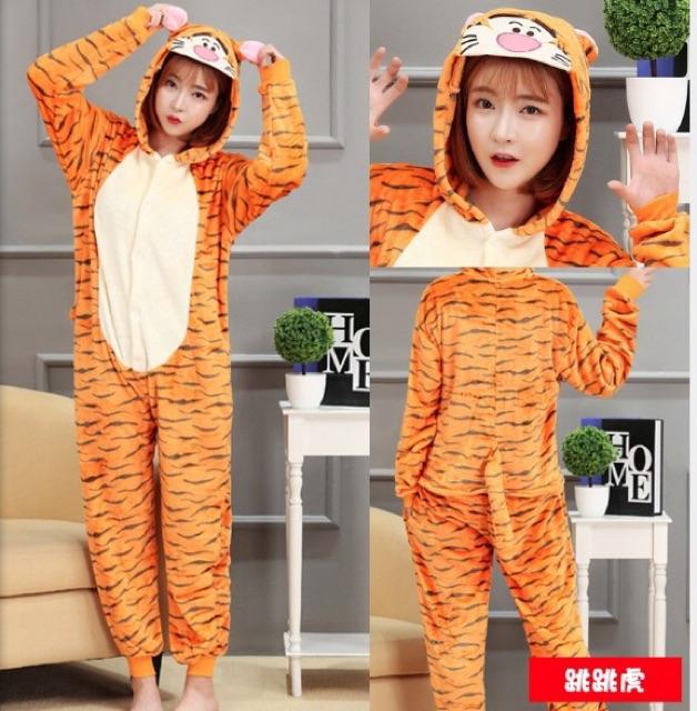 Bộ đồ hình thú Hổ cam Người Lớn
