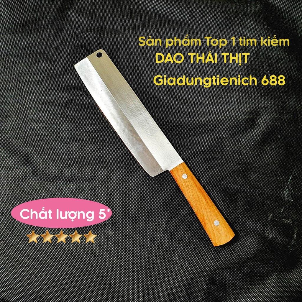 Bộ dao nhà bếp thếp nhật , dao chặt xương, thái thịt, gọt hoa quả thép nhật Trắng - Chuôi gỗ hương đẹp