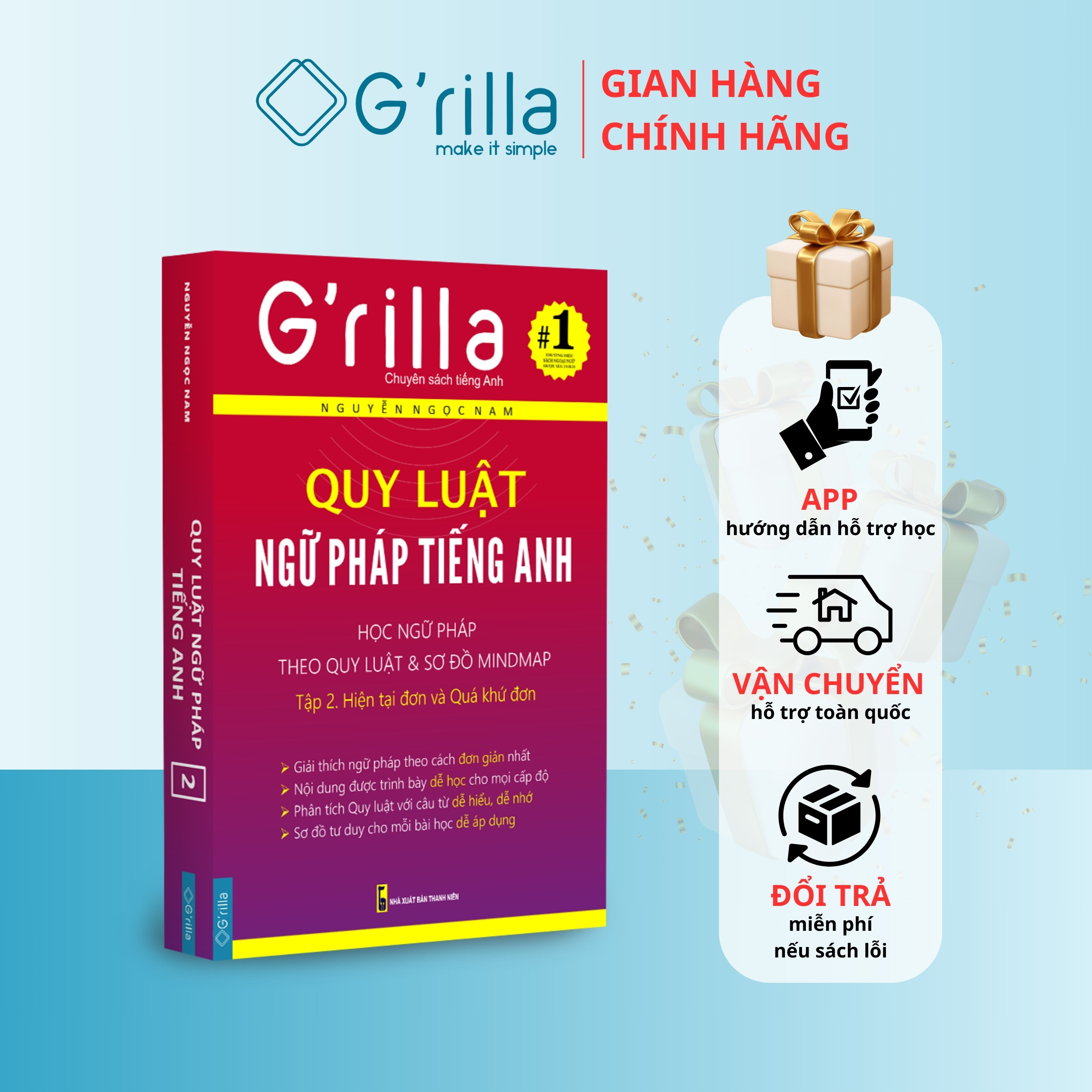Sách - Quy Luật Ngữ Pháp Tiếng Anh Tập 2. Thì Hiện Tại Đơn & Quá Khứ Đơn