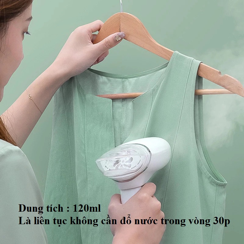 Bàn là hơi nước cầm tay  - Bàn ủi mini gấp gọn tiện dụng mang đi mọi lúc mọi nơi