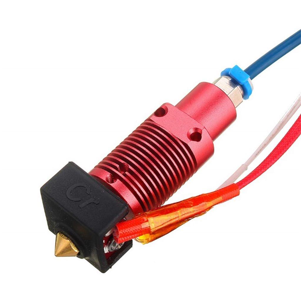 Set of 1 Assembled Extruder Hot End DIY with Silicone Cover & 0.4mm Nozzle for