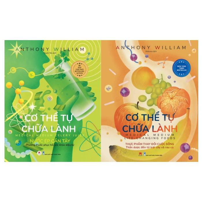 Sách - Combo 2 Cuốn Cơ Thể Tự Chữa Lành - Anthony William - Huy Hoàng