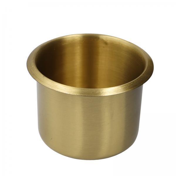 2X Recessed Cup Drink Holder Stainless Steel for Truck Marine Camper 6.7x5.5cm