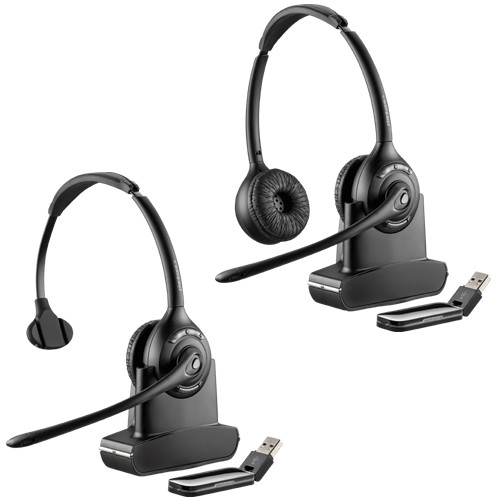 Tai nghe Bluetooth Plantronics W420  kết nối với máy tính qua cổng USB - hàng chính hãng