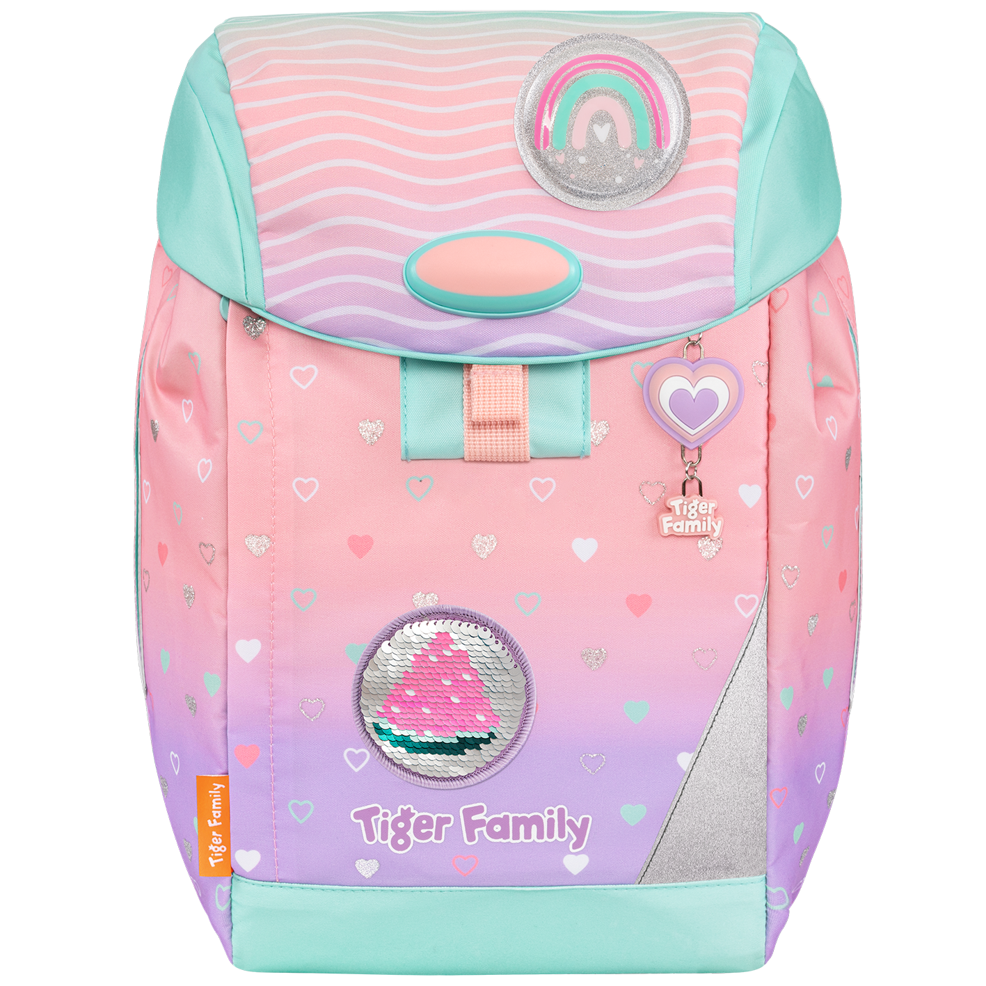 Cặp Chống Gù Eggie Schoolbag - Peach Waves - Go Green - Tiger Family TGEG-020A