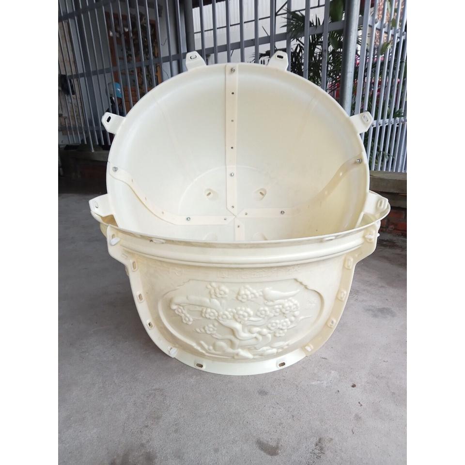 Bộ khuôn đúc chậu tròn rộng 90cm nhựa ABS có đủ lòng trong