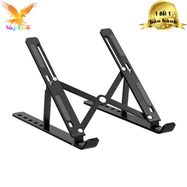 Giá đỡ laptop stand nhôm hỗ trợ tản nhiệt có thể gấp gọn chỉnh độ cao để laptop ipad macbook surface