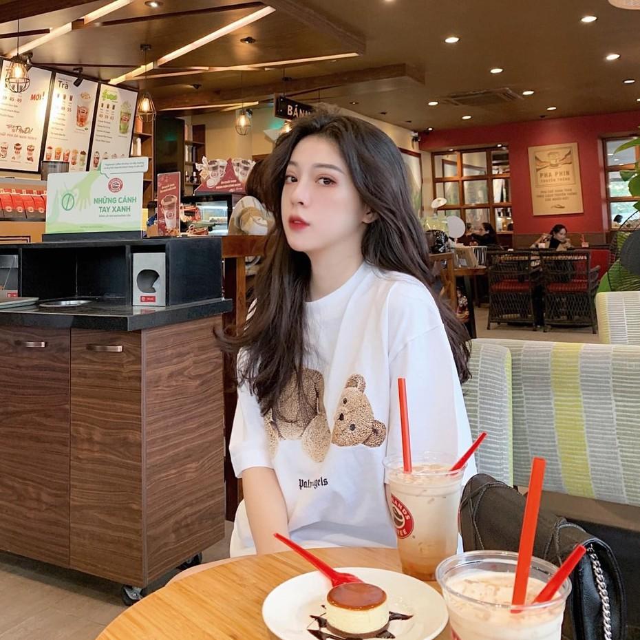 Áo Thun Rộng Gấu Nâu Tay Lỡ UNISEX