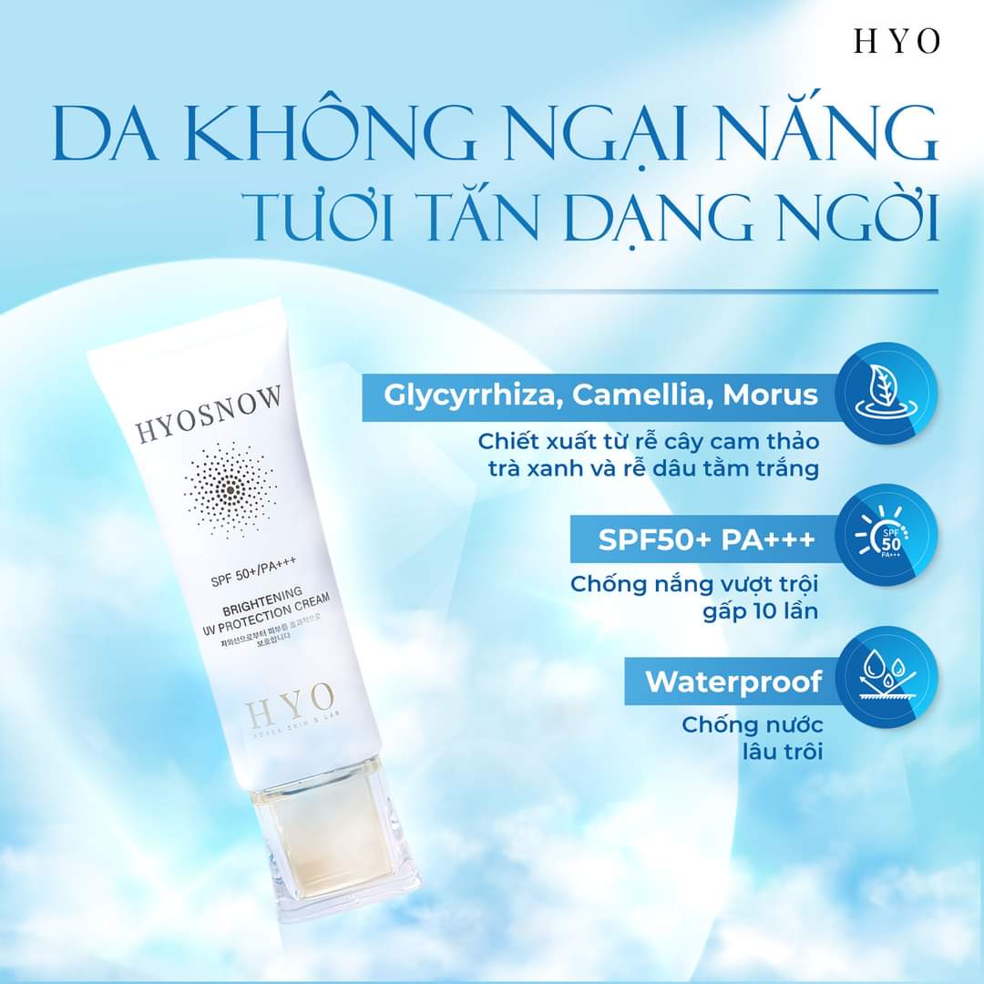 Kem chống nắng cao cấp HYOSNOW 50g  - Hàn Quốc