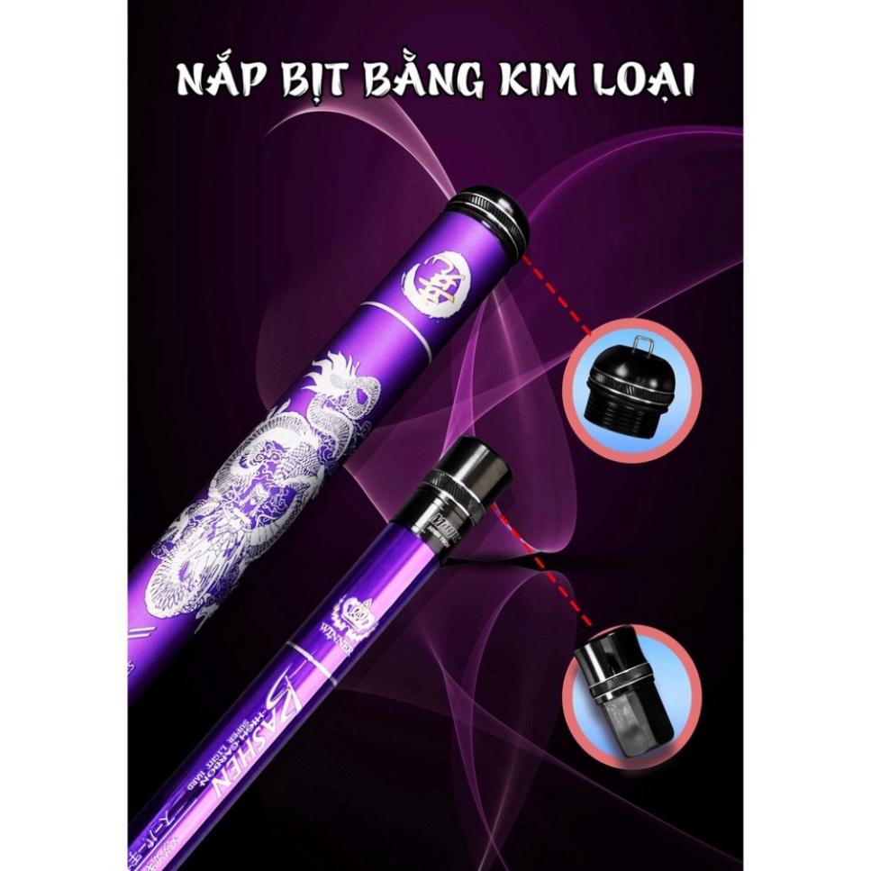 Sale to sale Cần Câu Đài Bashen Thắng Lợi Tím 4H Cần Câu Tay Carbon Chính Hãng Cao Cấp - uy tín - xả