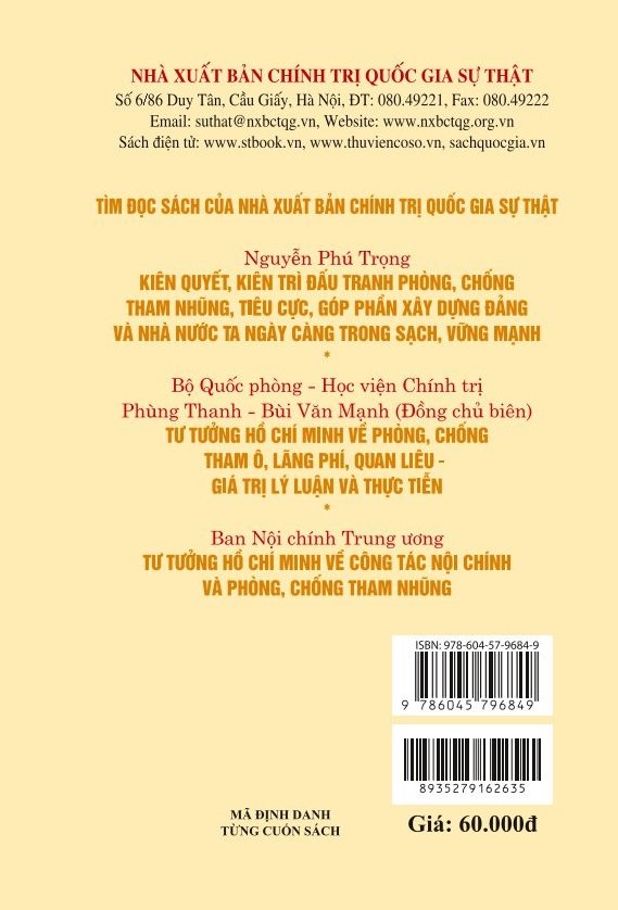 Thực hành cần, kiệm, liêm, chính (bản in 2024)