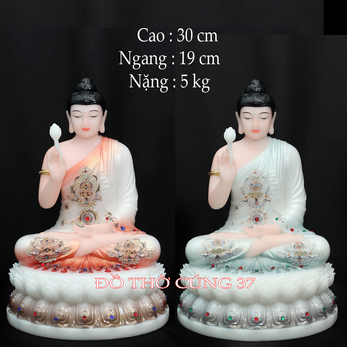 [ CAO 30 CM  ] TƯỢNG PHẬT THÍCH CA HOA SEN - HÀNG NHẬP KHẨU