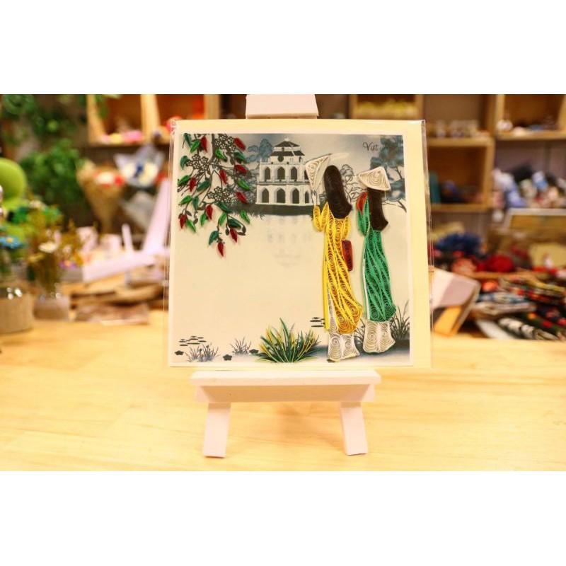 THIỆP QUILLING PHONG CẢNH VIỆT NAM