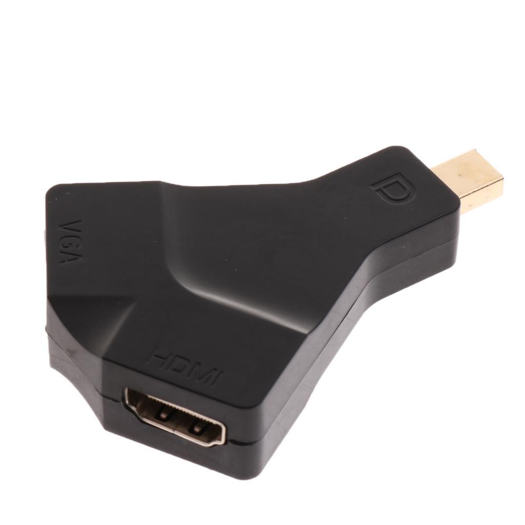 Mini  DP to  VGA Multiport Charge 4Kx2K Adapter Hub