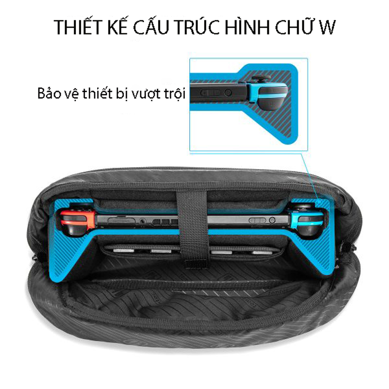 Túi đeo chéo phụ kiện chính hãng TOMTOC (USA) G-Sling Bag Nintendo Switch A0532D1