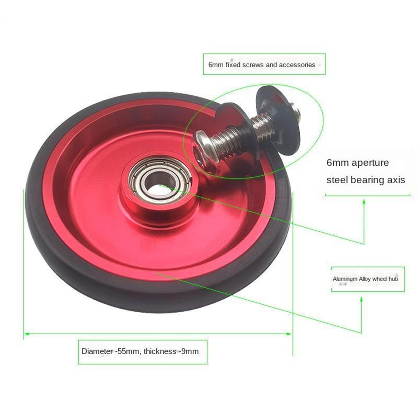 Folding Bike Easy Wheels Foldable Bicycle Transportation EZ Wheel Red