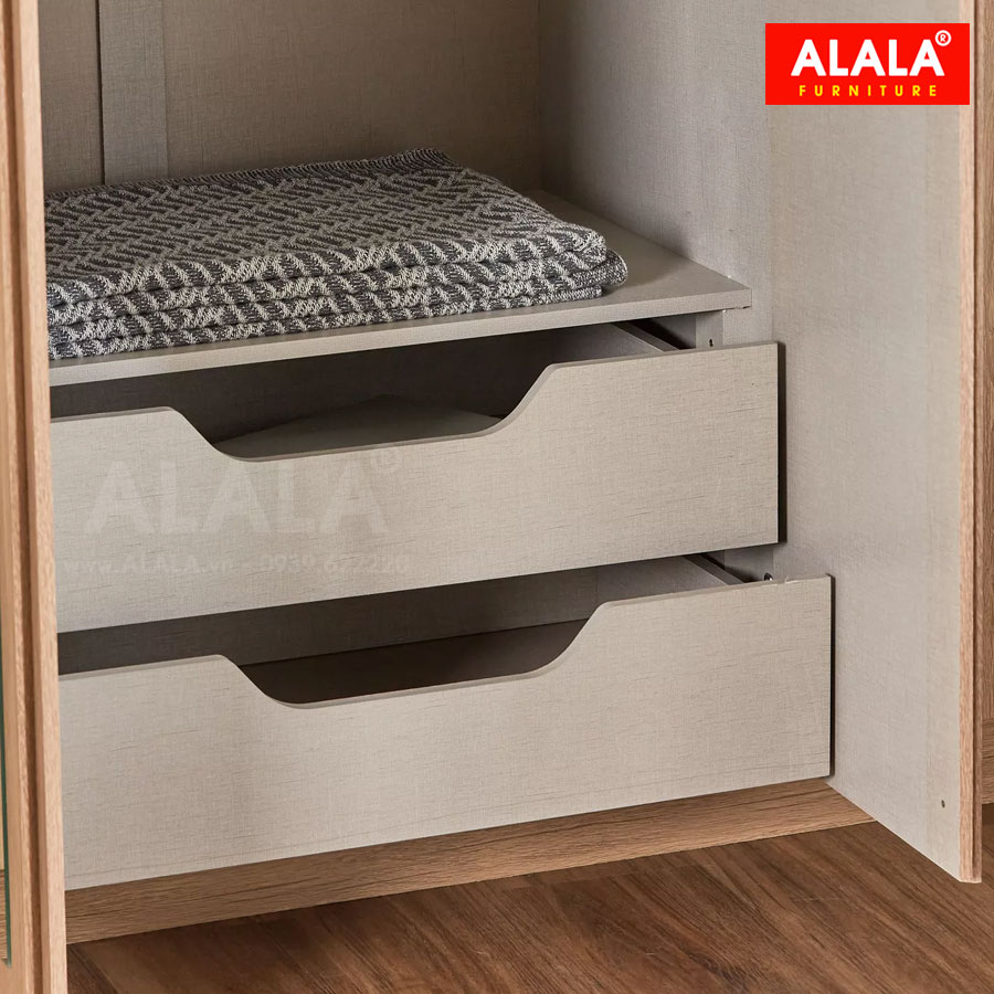 Tủ quần áo ALALA1001/ Miễn phí vận chuyển và lắp đặt/ Đổi trả 30 ngày/ Sản phẩm được bảo hành 5 năm từ thương hiệu ALALA