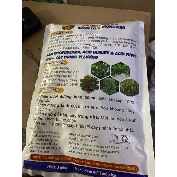 Phân Bón Cây Kiểng Lá và Monstera không có mùi hôi dùng trong nhà Gói 1kg