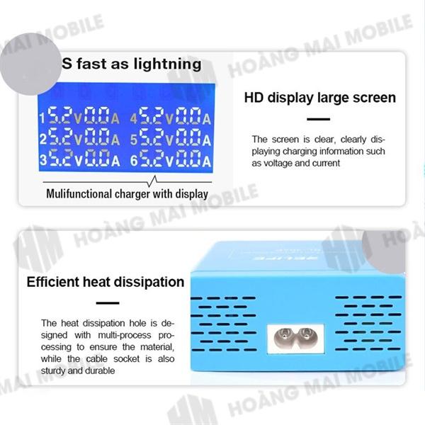 Sạc báo dòng RELIFE RL-304P hỗ trợ sạc nhanh, sạc không dây