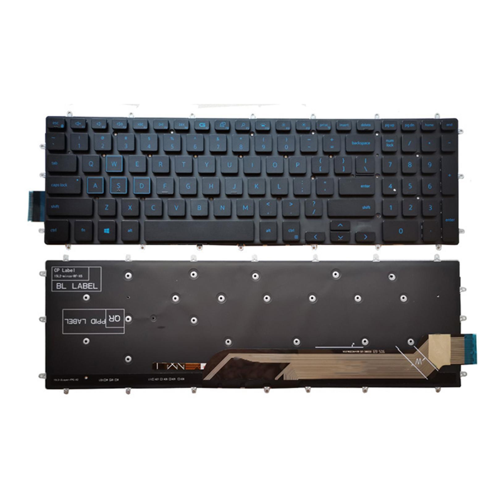 Keyboard US Layout Accessories Durable for 15 Gaming 7566