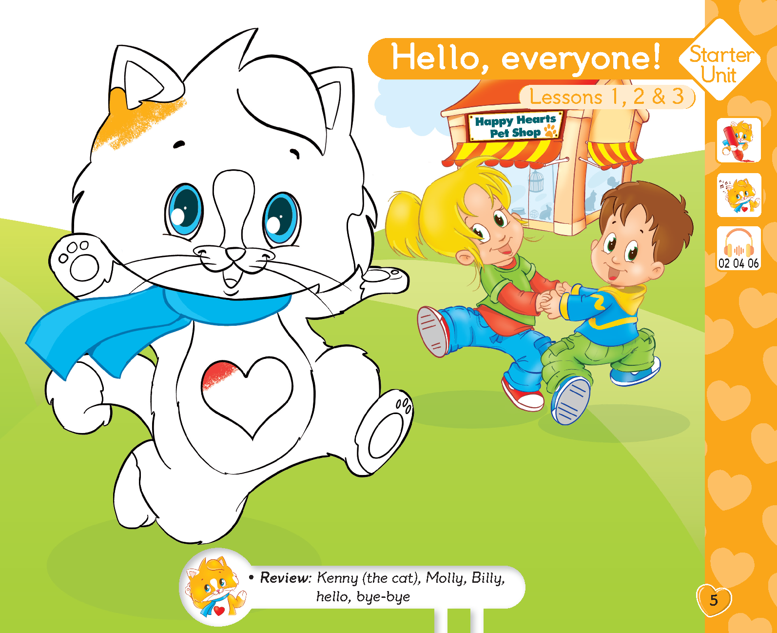 Bộ sản phẩm Tiếng Anh Happy Hearts 2 - Student's Book & Workbook