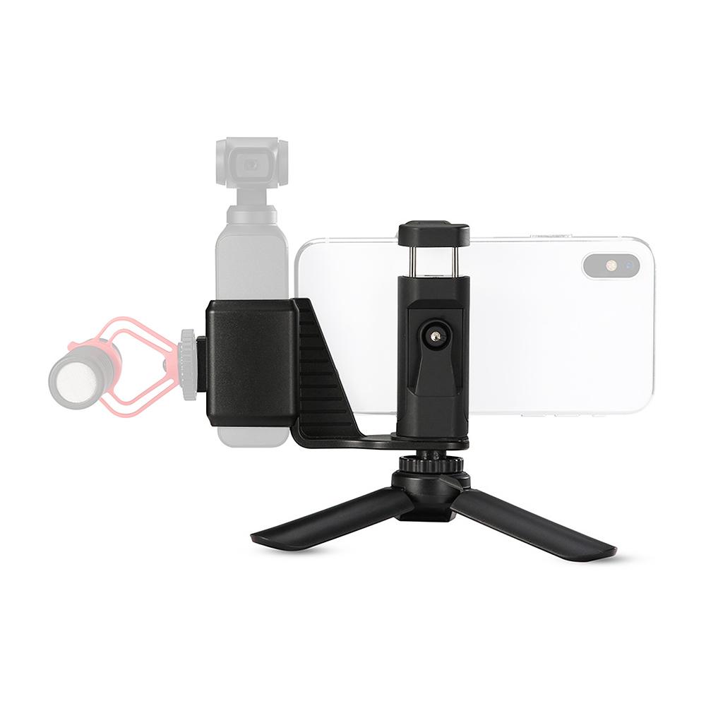 Giá đỡ kẹp điện thoại di động với  chân máy mini có thể mở rộng