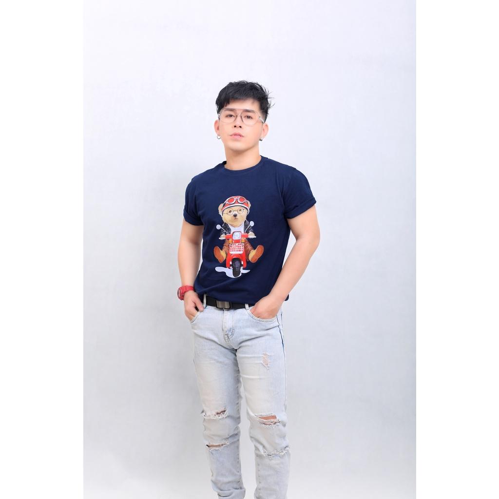 Áo thun nam form chuẩn Gấu TEDDY ROBOT - Fashion Eking Clothing