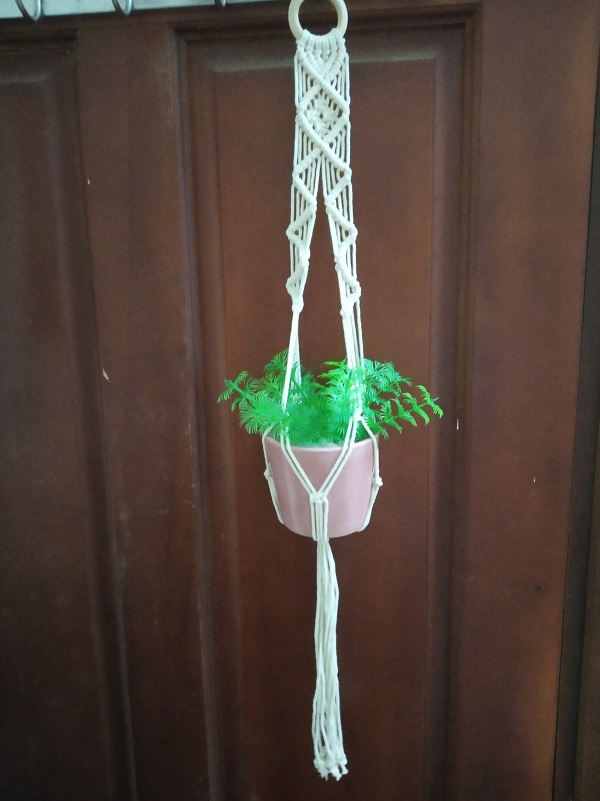 Set 4 dây treo trang trí dây trang trí dây treo chậu cây macrame MAC401
