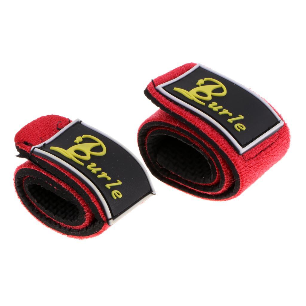 2pcs Fishing Rod Tie Fishing Tackle Rod Strap Belt Wrapping Band Pole Holder
