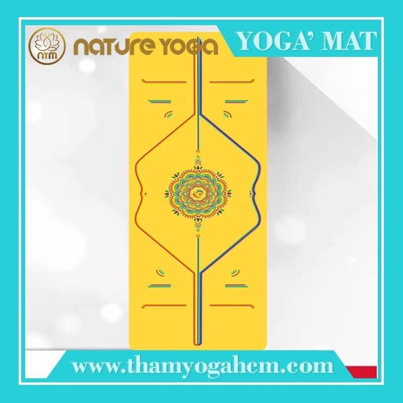 Thảm Yoga Chuẩn Đẹp PU Cao Su Nature - Thảm Du Lích Gấp Gọn