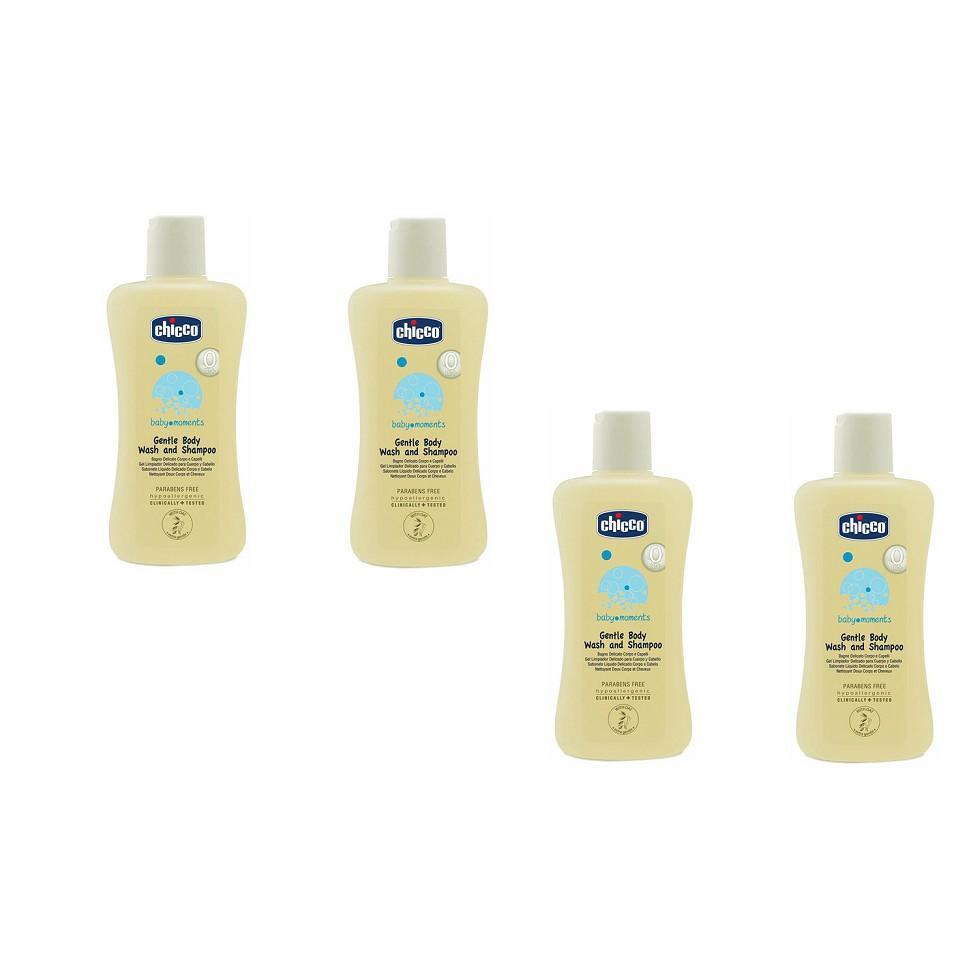Sữa tắm gội chiết xuất Yến mạch 0M+ Chicco cho bé 200ml