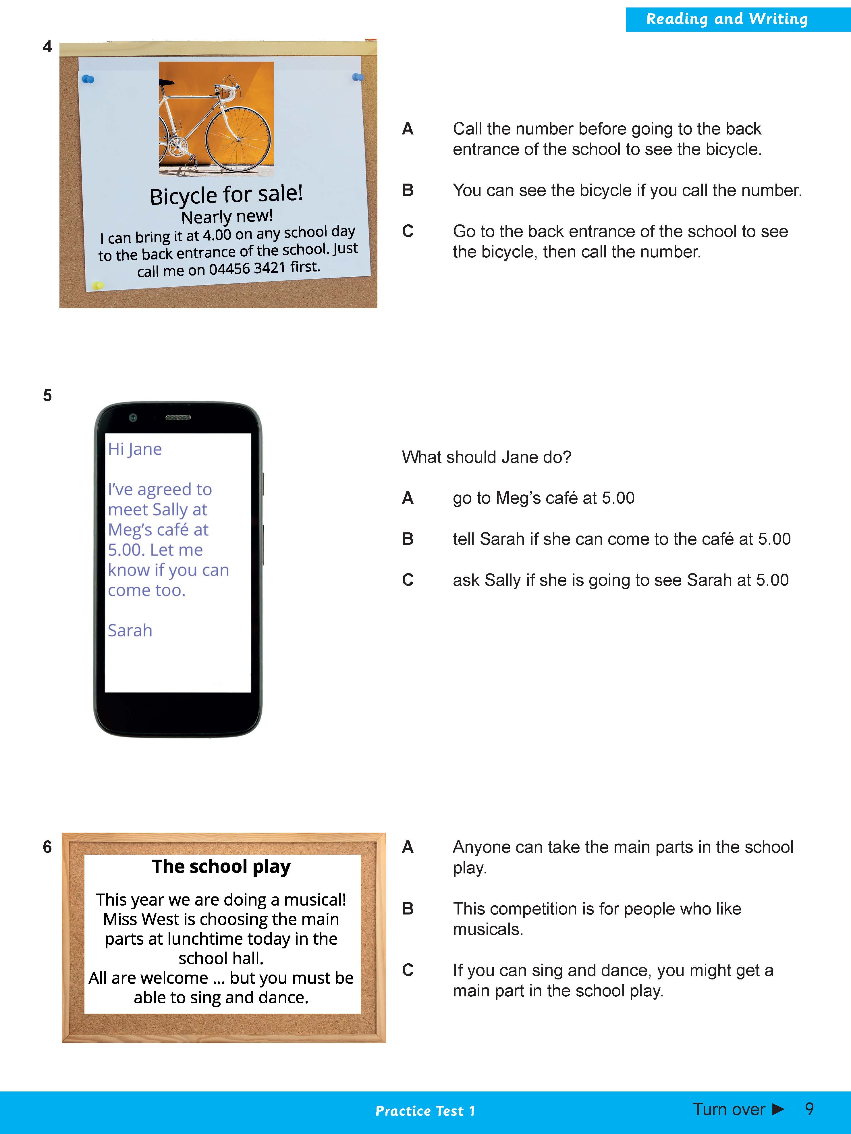 A2 Key For Schools Five Practice Tests 1-5