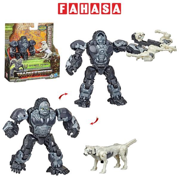 Đồ Chơi Mô Hình Movie 7 Optimus Primal Dòng Weaponizer - Hasbro F4611/F3897