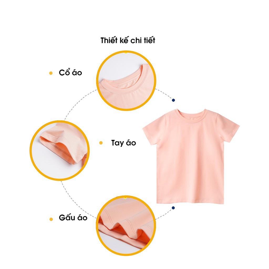 Bộ cộc tay bé gái hình in mèo chất liệu 100% cotton vải cao cấp thấm hút mồ hôi cực tốt