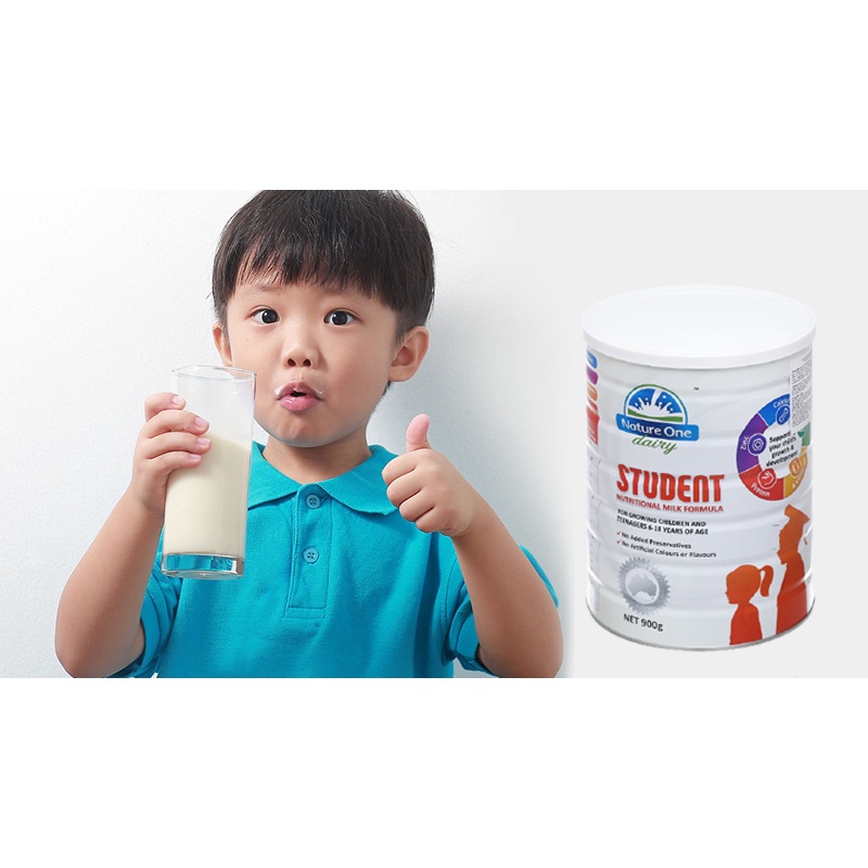 Sữa Công Thức Cho Bé Từ 6-18 Tuổi Nature One Dairy Student – Giúp Tăng Cường Miễn Dịch - Hàng Nhập Khẩu Chính Hãng