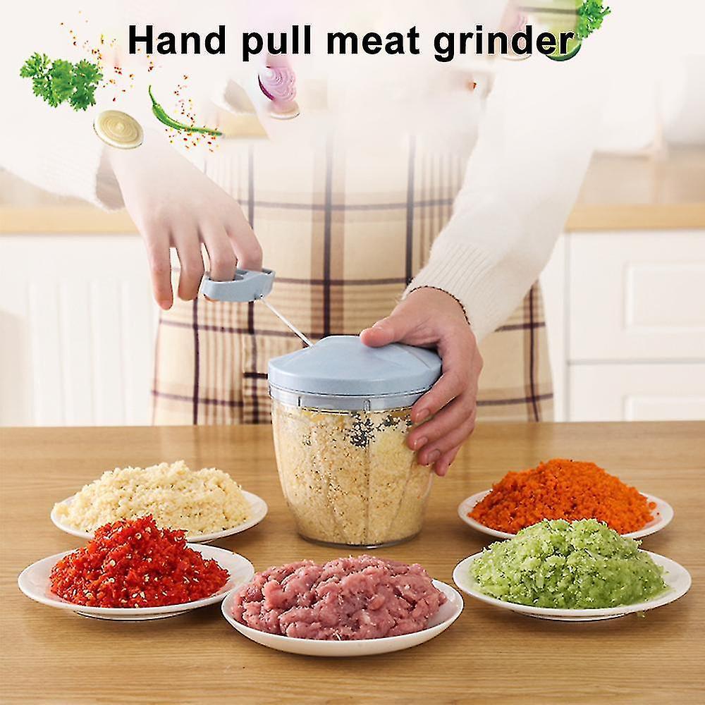 Máy xay thịt bằng tay gia dụng đa chức năng tỏi xay nhuyễn máy trộn thực vật